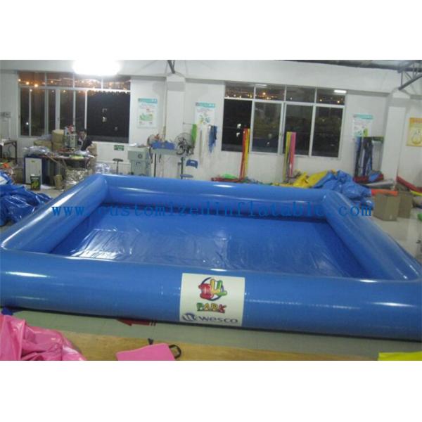 Customized Double Color Portable Inflatable Rectangular Pool For Adults / Kiddie