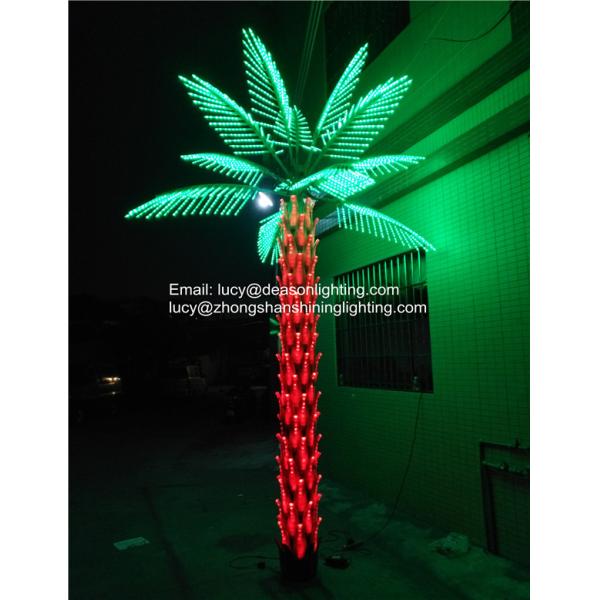 led lighted palm trees