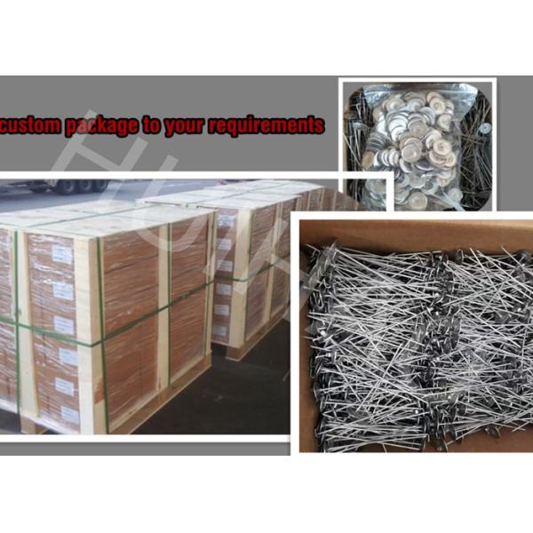 14ga X 2-1/2" Ss Rectangular Top Lacing Anchors To Secure Removable Insulating Blankets