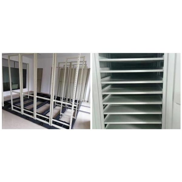 Compact Frame RAL Color Movable W900mm Metal Rack Shelf