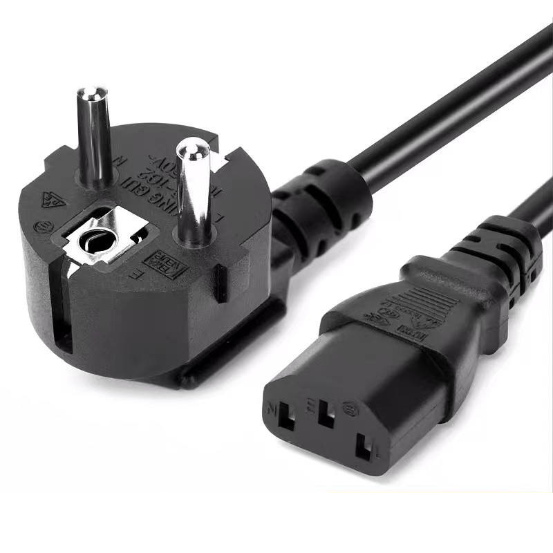 Retractable 3 Pin AC Power Cord Extension Cable with Fireproof Material for Computers and Home Appliances