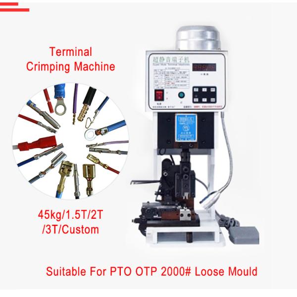 Semi Automatic Crimping Machine with 15KN Pressing Ability 0.45KW Average Power Consumption and 46KG Weight