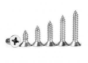 Quality Durable Self Tapping Metal Screws Stainless Steel / Carbon Steel Made ANSI ASME B 18.6.3 for sale
