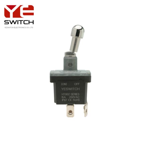 Momentary Metal Toggle Switch Two Positions (on)-off With Outer Screw Terminal