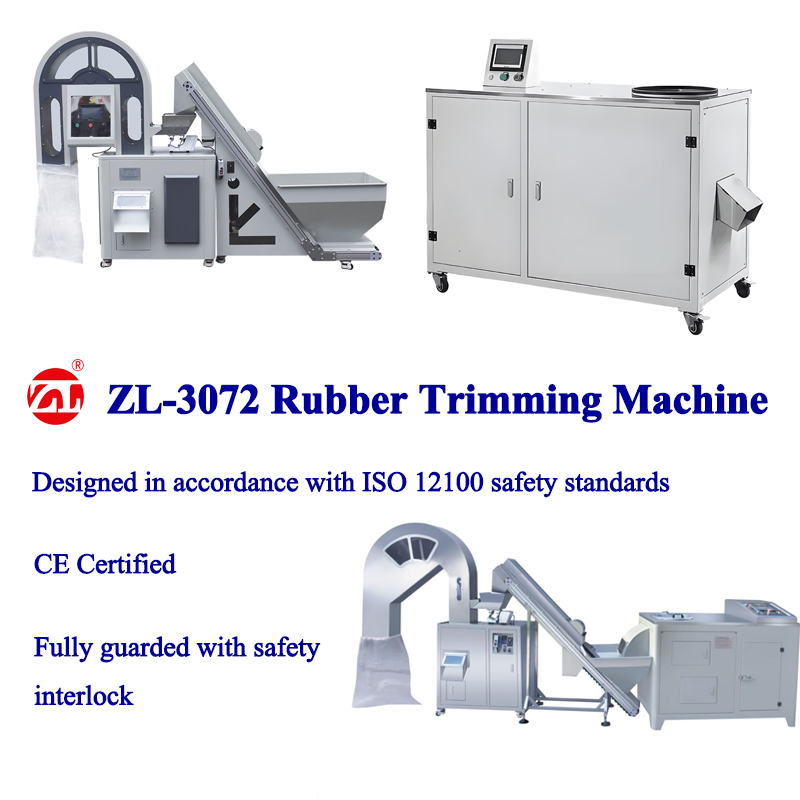 Rubber and Edge Separating Machine Automatic Rubber Deflashing Machine Rubber O Ring Burr Demolishing Machine