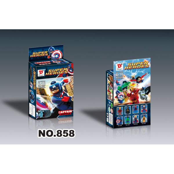 Classic cartoon models superhero block