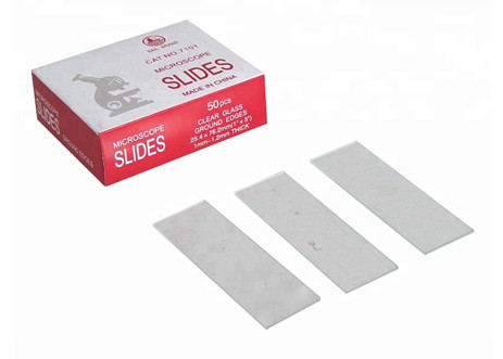 Transparent Microscope Slide Cover Glass 1.2mm 1.0mm Thickness