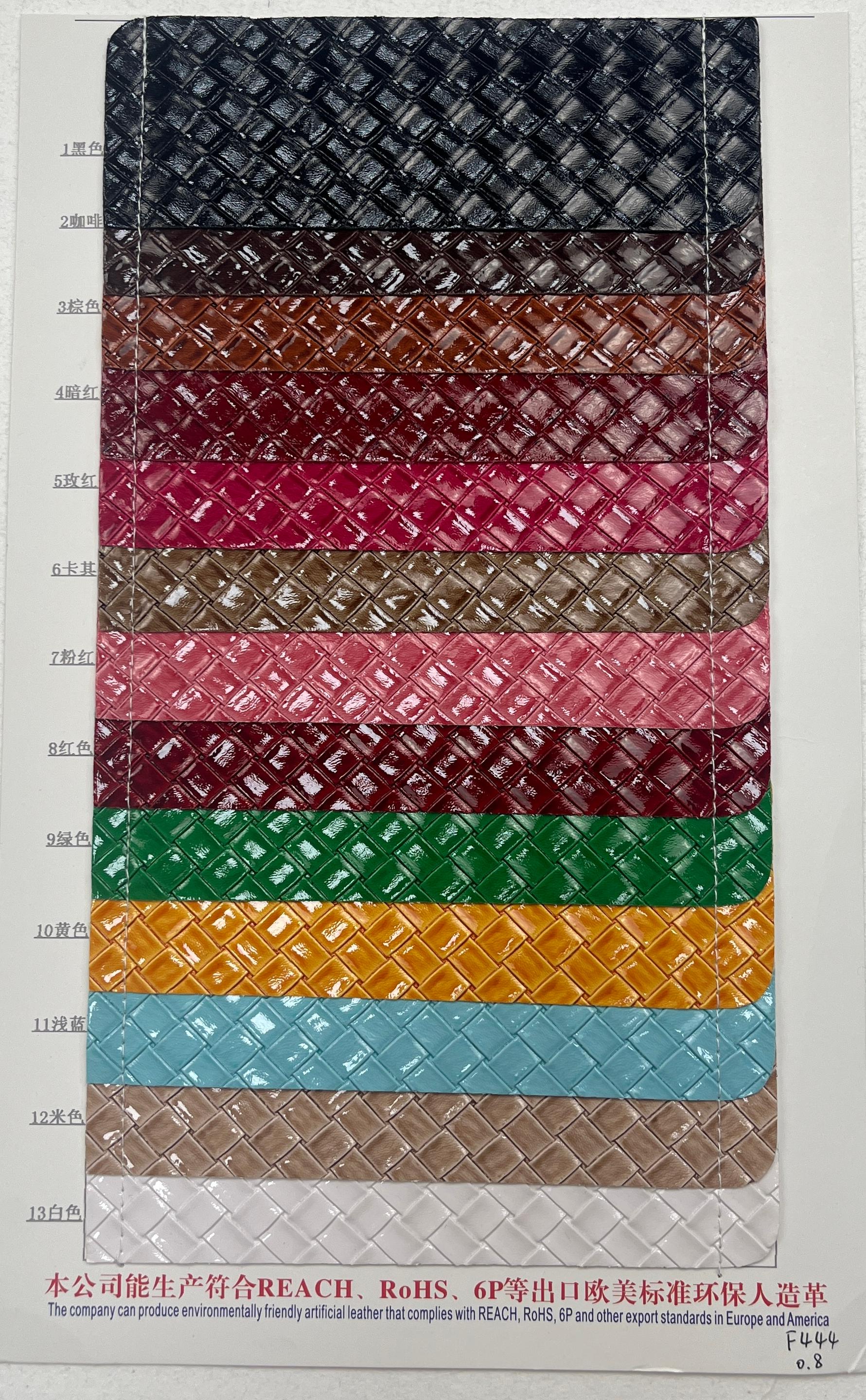 Eco-Friendly Iridescent PU Artificial Leather Assorted Colors Embossed Pattern Stretchable for Bags Outdoor REACH RoHS Compliant