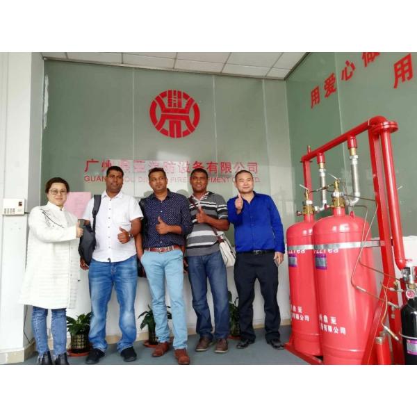 950kg/m3 4.2Mpa CCC 100L FM200 Fire Fighting System