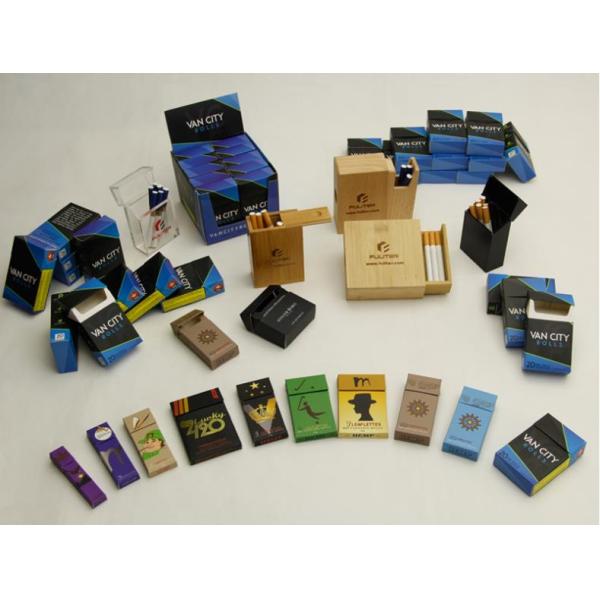 1000pcs Youfu Cardboard Paper Boxes , CMYK Custom Flip Top Boxes Cigarette
