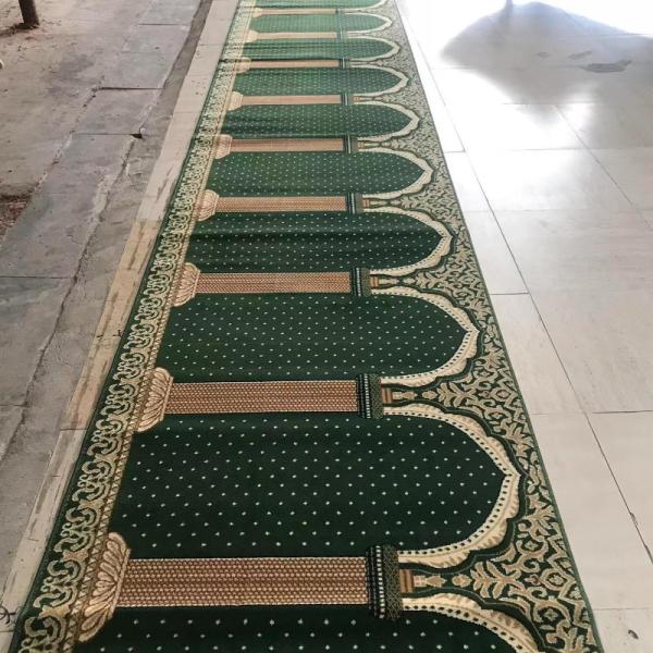 Axminster Customized Patterns Mosque Prayer Carpet for Print in Customized Colors