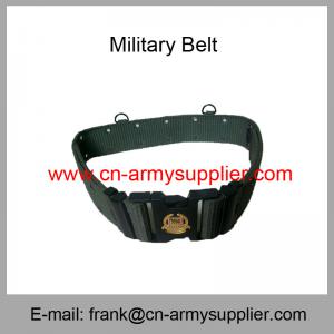 China Wholesale Cheap China Military Black  PP Webbing  Malaysia Army Belt on sale