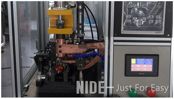 Automotive Motor Commutator Hook Armature Welding Machine