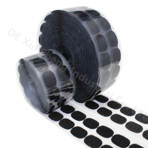 Hotmelt Glue Bulk Hook And Loop Dots Sticky Coins 25mm Safety Fire Resistant