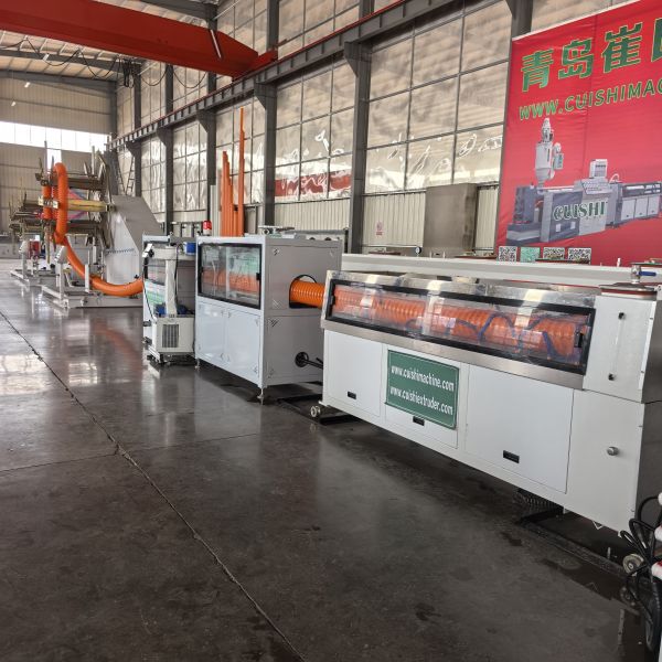 High Performance HDPE Carbon Spiral Pipe Manufacturing Machine with Stable Output