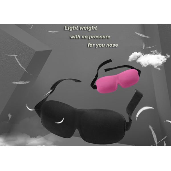 Polyester Foam 3D Sleeping Eye Mask Adjustable Sleep Mask