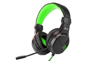 China 3V PS4 PS5 Gaming Headset 25000Hz  Green Lightweight Braided Cable on sale