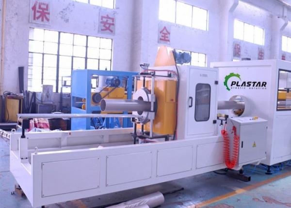 110MM UPVC PVC Pipe Extrusion Machine Conical Twin Screw Pipe Extruder Machine