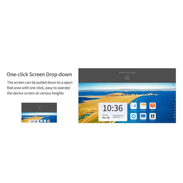 Android 11.0 T982 Motherboard Interactive Whiteboard 75inch Display Support SKD/OEM Order with google Play