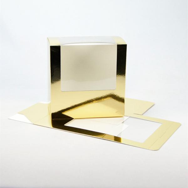 Marble Foldable Paper Packaging Baseball Cap Hat Snapcap Box with Clear Plastic Window