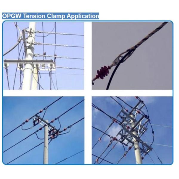 Short Span Preformed Line Tension Clamp Tangential Suspension Set For ADSS Cable Fittings