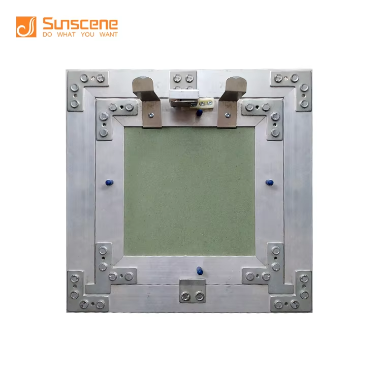 Square Gypsum Board Access Door Flush Mounted Electrostatic Spraying
