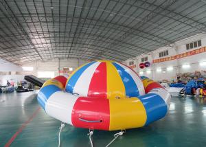 China Ocean Disco Boat Inflatable Towable Tube / Floating Spinner Boat on sale