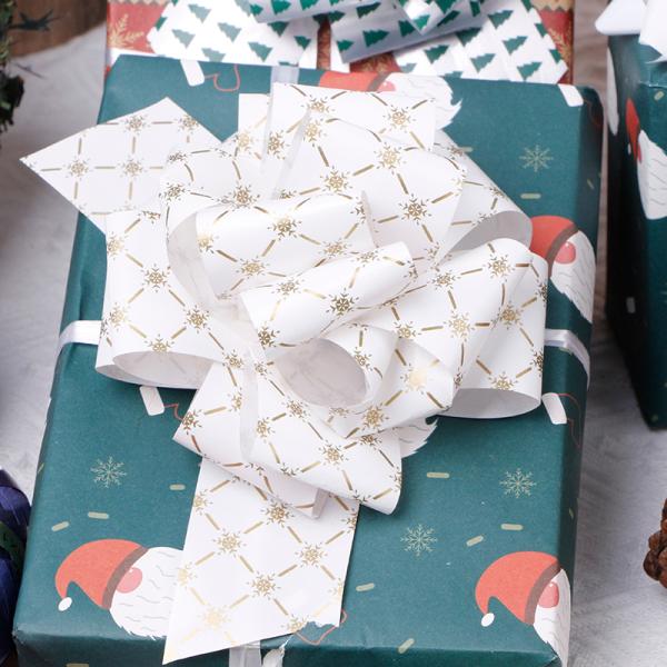 PP Plastic Pull String Ribbon Bows for Clothes Celebration Support Customer Requirements