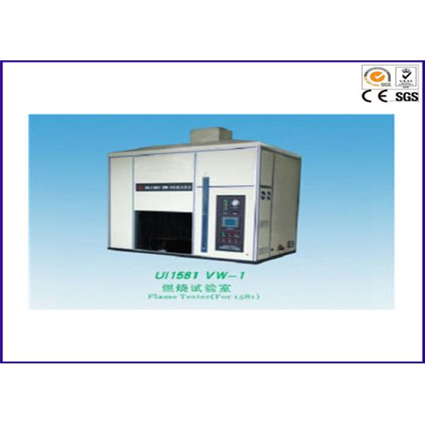 Single Chip Control Horizontal Flammability Test Equipment Corrosion Resistant