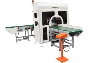 Full Automatic Horizontal Wrapping Machine , 5m/Min Horizontal Stretch Wrapping Machine