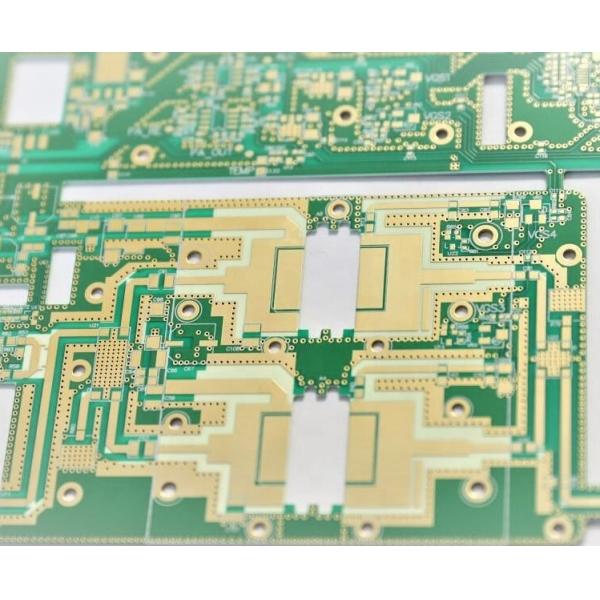 Electronic Rigid Pcb Board 2 Layer 1OZ Immersion Gold Green Rogers 4003C Material