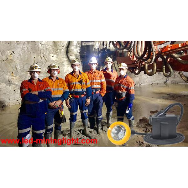 7.8Ah Explosion Proof Miners Helmet Light Underground With Silicon Button Cap