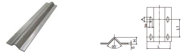 Q235 Steel Galvanized Sliding Gate V Track Kit Opener