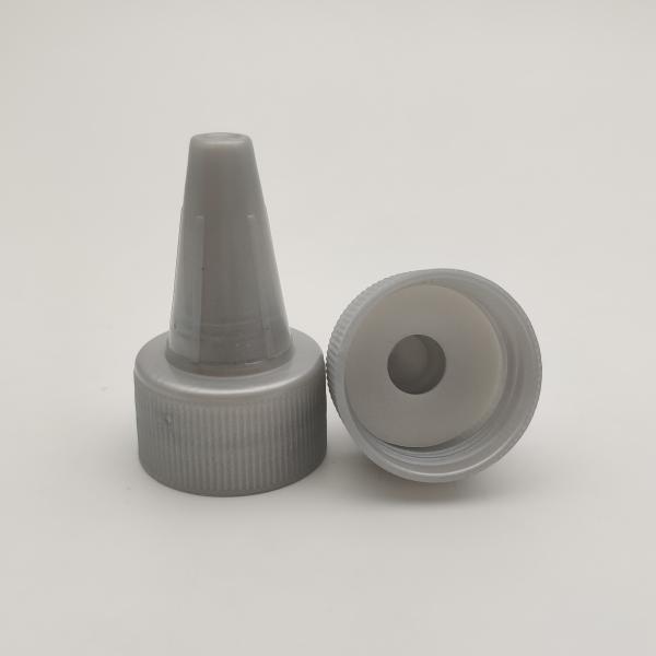 Leakage Resistant 28mm Plastic Nozzle Cap With Twist Top