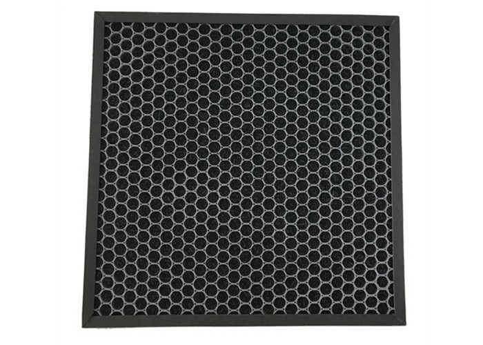 Buy cheap G4 Activated Carbon Primary Air Filter Panel Housing Air Purifier Black Color from wholesalers