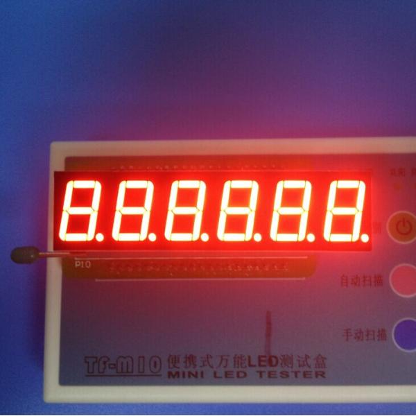 0.56 Inch Ultra Bright Red 6 Digit 7 Segment Led Display For Weighing Scale
