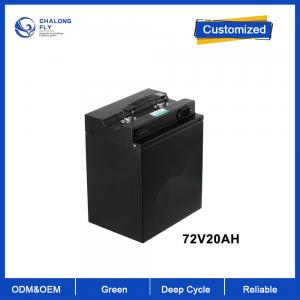 Quality Custom Battery Pack 72V 20ah 80ah Lithium Ion Battery LiFepo4 For 1000W ~5000W Motor Scooter Electric Motorcycle for sale