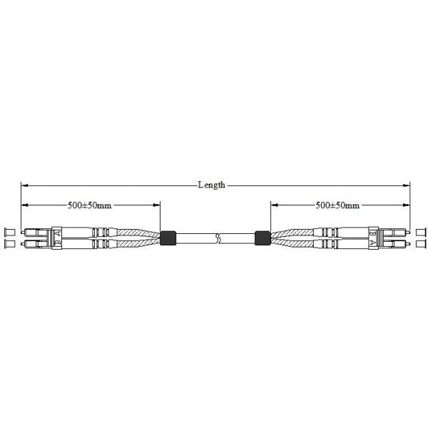 Single Mode Ftta LSZH RRU CPRI Fiber Optic Cable