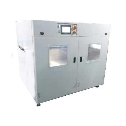 High Speed Vacuum Loader for LED Lights - Main unit showing touch screen and nozzle configuration