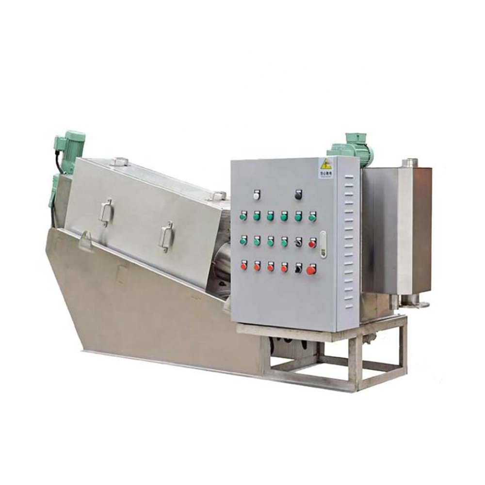 Stainless Steel Screw Press Liquid-Solid Separator for High Efficiency Sludge Dewatering with 7500L/Hour Capacity