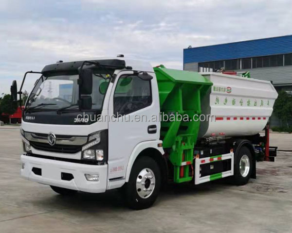 Electric Garbage Compression Truck Direct Custom's Requirement Trash Bin Cleaning Street Washing Trucks Energy type Pure