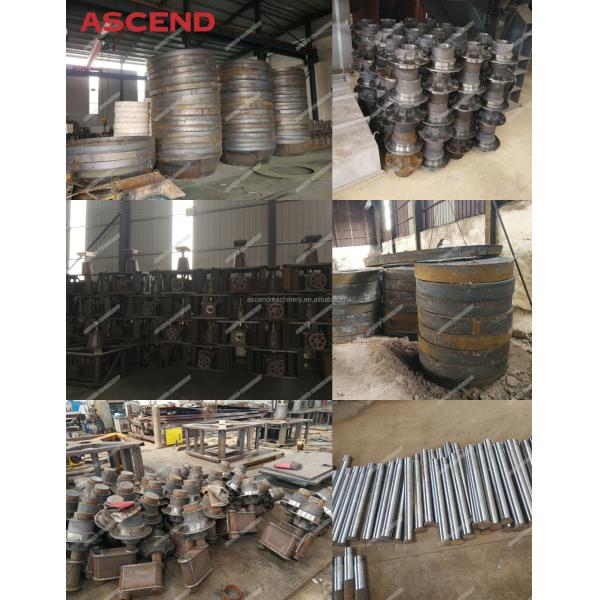 Gold Silver Ore Grinding Machine Three Rollers Water Wet Pan Mill 1200 Model 1 Tph Capacity Output Size 80-150 Meshes