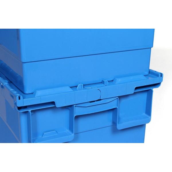 Standard Size PP Plastic Attached Lid Containers Higher Loading Capacity