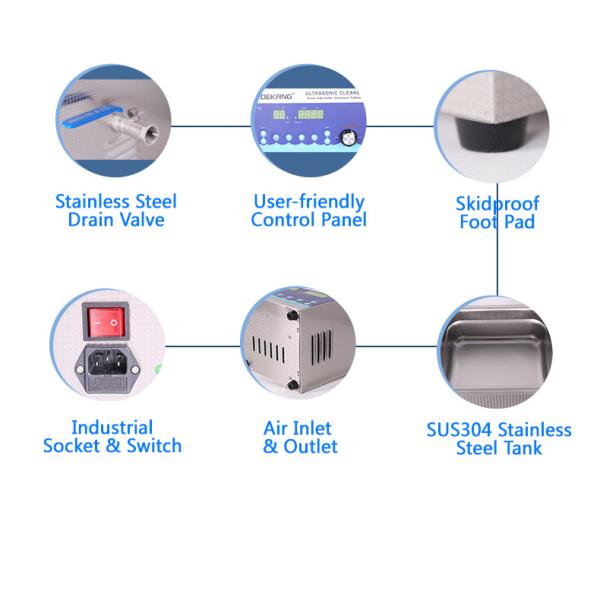 Smart System 6L Ultrasonic Cleaning Machine High Precision Digital Control