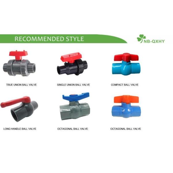 Nb-Qxhy High Quaility Blue Socket Manual 1/2" CPVC Compact Ball Valve