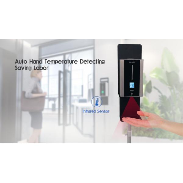 1000ML CE Digital Automatic Hand Sanitizer Dispenser Thermometer