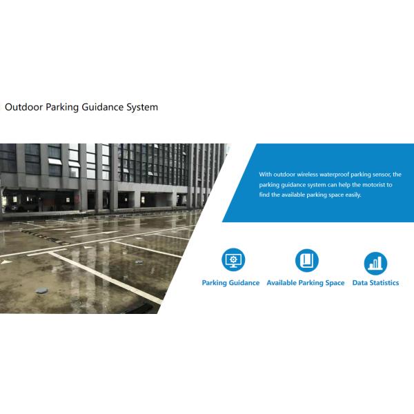 Geomagnetic Parking Space Detector Surface Mount Dual Mode Car Park Guidance