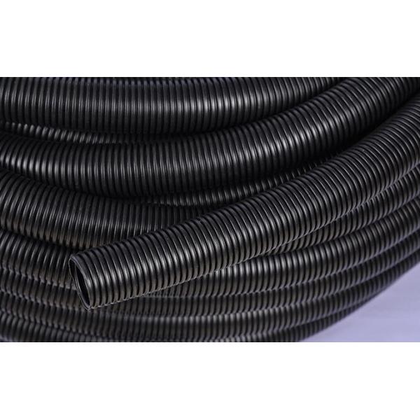 Black PE Plastic Bellows Polyethylene Threading Hose Wire And Cable Protection Sleeve