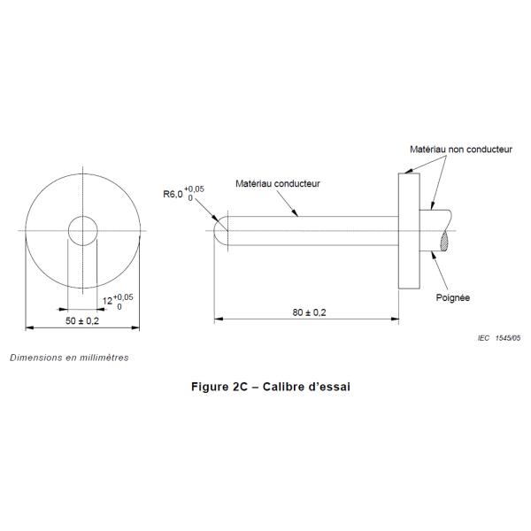 Test Finger Probe Telecom Test Probe With IEC60950 Figure 2C