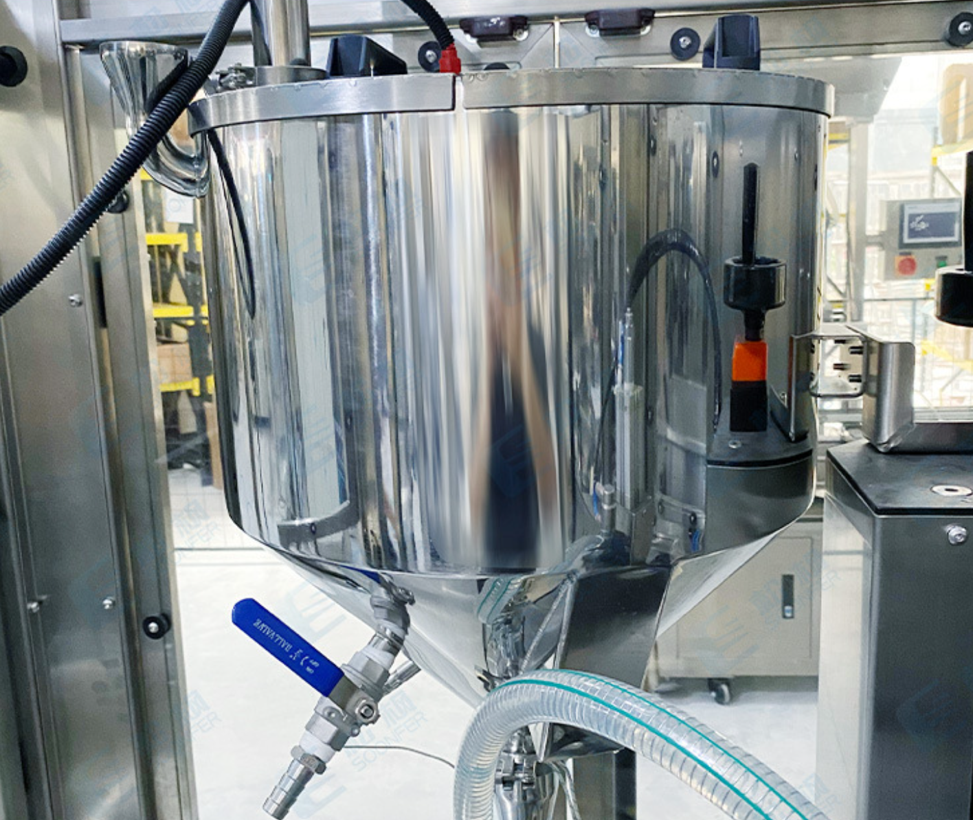 Automatic SUS304 Rotor Pump Peanut Butter Liquid Filling Machine